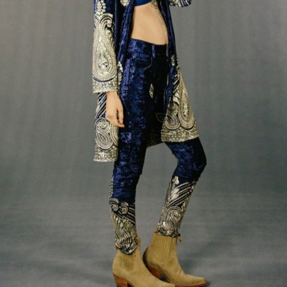 lenni the label Pants - Lenni the Label Instrumental Jeans - navy velvet